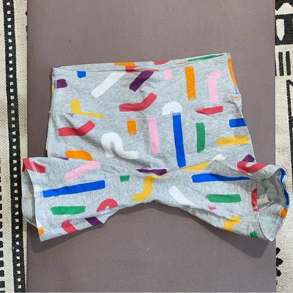 Target Take Pride Bike Bicycle Shorts Sweats Lounge Biker Pants Gray Rainbow Sm - Picture 5 of 5